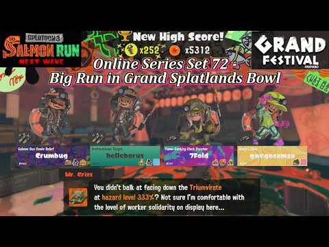 Splatoon 3: Online Series Set 72 - Big Run on Grand Splatlands Bowl