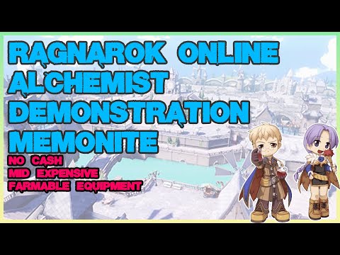 RAGNAROK ONLINE PRE RENEWAL | ALCHEMIST DEMONSTRATION LEVELING GUIDE
