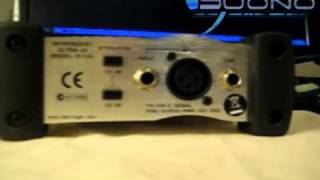 Video thumbnail for Behringer UltraDI100 by scuolasuono