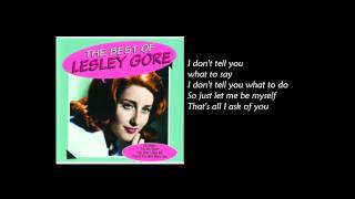 Lesley Gore - You Don&#39;t Own Me (Lyrics)