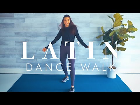 Walking Workout &  Latin Dance Inspired Exercises for Beginners & Seniors thumbnail