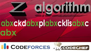 Z algorithm | String Algorithms | Competitive Programming | Codechef | Codeforces