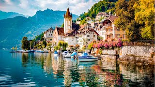 Swiss Riviera on Lake Lucerne 🇨🇭 4K Walking Tour - Weggis