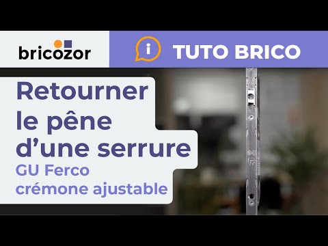 Serrure ajustable haut et bas par prolongateur - 2 galets - à cylindre FERCO