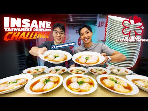INSANE TAIWANESE MEATBALLS CHALLENGE Ft.@HowHowEat | 11KG+ Michelin Bib Gourmand Meatballs Eaten!