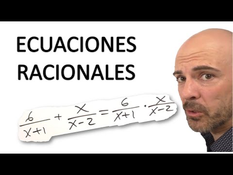 ECUACIONES RACIONALES o con fracciones algebraicas