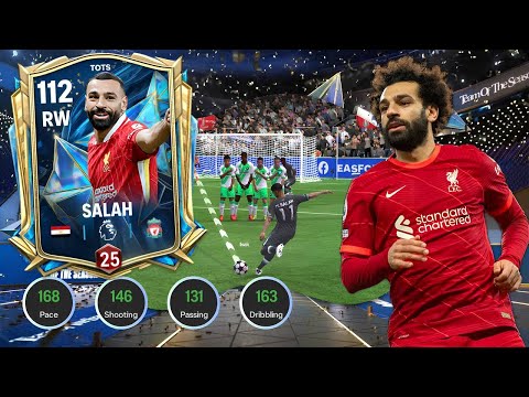 This TOTS Salah Card Is INSANE! 🔥 Review MOHAMED SALAH 108 RW TOTS 25 Elite Player Fc Mobile