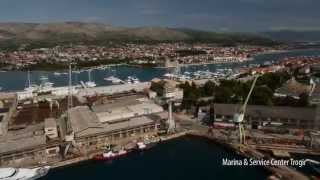 preview picture of video 'MARINA & YACHT SERVICE CENTER, TROGIR, CROATIA'