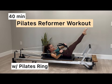40 min Pilates Reformer Workout | w/ Pilates Ring | Int-Adv Level