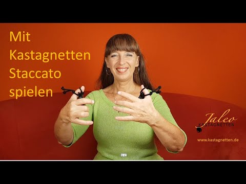 Wie spiele ich auf den Kastagnetten ein schönes Staccato?