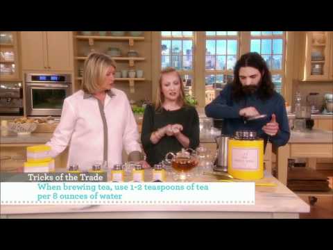 Bellocq Tea Atelier on The Martha Stewart Show