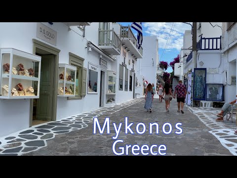 Mykonos island Greece 4K, Windmills, Little Venice 2021