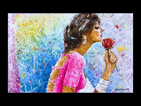 Watercolor Painting -🎨🖌️ Moazzam Ali Watercolor Master🎨✨