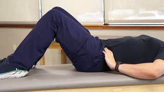 Hip & Joint Patient Exercises: Posterior Pelvic Tilt