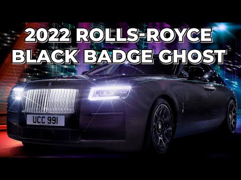 2022 ROLLS ROYCE  BLACK BADGE GHOST - Интерьер, Экстерьер и Вождение!