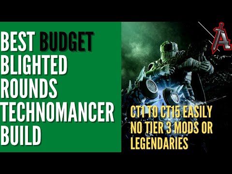 BUDGET Blighted Rounds Technomancer Build CT1 to CT15 - NO legendaries or T3 mods | Outriders Guide