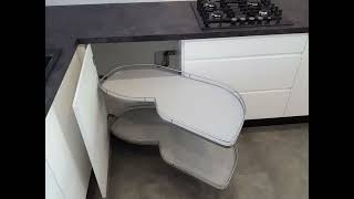 Современная угловая белая кухня Проект 117 фото 3