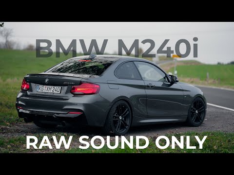 BMW M240i RAW Audio - relaxing autumn drive