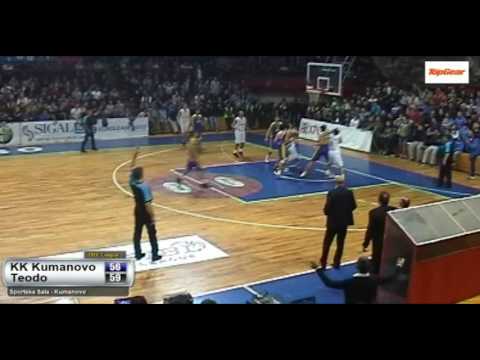 BIBL KK Kumanovo - KK Teodo 11.10.2016 2nd Half Highlights