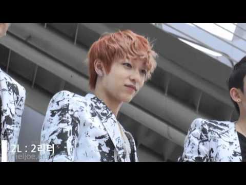 [FANCAM] 110806 Fanmeeting Niel & L.Joe focus