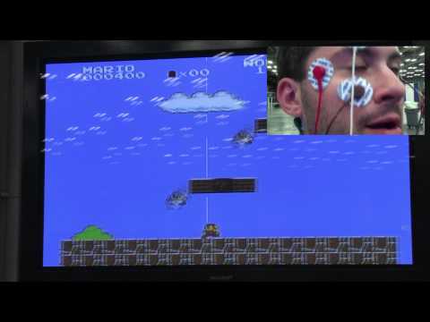 Play Super Mario Using Only Your Eyes!