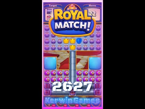 Royal Match Level 2627 - No Boosters Gameplay