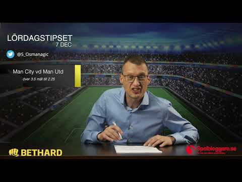 Speltips: Manchester City - Manchester United & Tottenham - Burnley 7/12