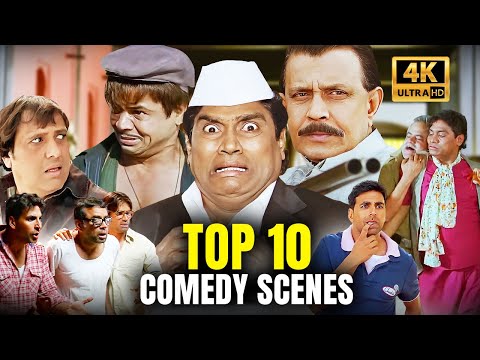 Top 10 Hilarious Bollywood Comedy Scenes 🤣- Rajpal Yadav, Johnny Lever, Paresh Rawal | Indian Comedy