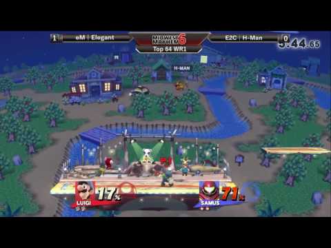 Midwest Mayhem 6 Top 64: eM l Elegant (Luigi) vs. E2C l H-Man (Samus)