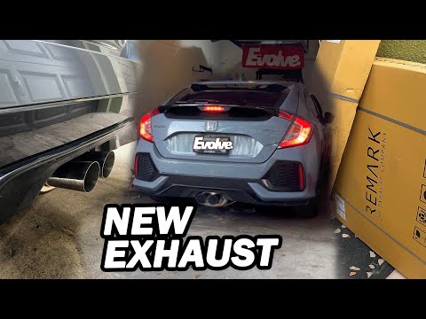 REMARK EXHAUST INSTALL ON FK7 CIVIC !