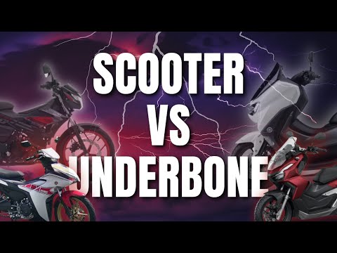 SCOOTER VS UNDERBONE COMPARISON | ADVANTAGES & DISADVANTAGES NG MANUAL AT MATIC NA MOTOR