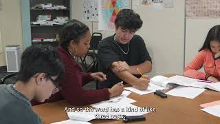 Secondary Teacher Models Fluent Reading: Classroom Video
