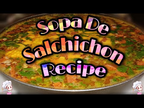 My Version Of Puerto Rican Salami Soup