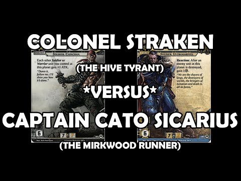 Colonel Straken versus Captain Cato Sicarius - Warhammer 40,000: Conquest