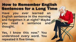 How to Remember English Sentences for a Long Time Without Memorizing || Learn English