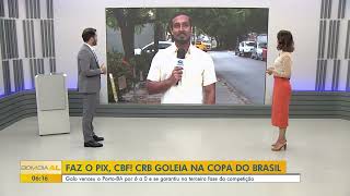 CRB atropela Porto-BA por 6x0 e avança na Copa do Brasil - 04/03/2026