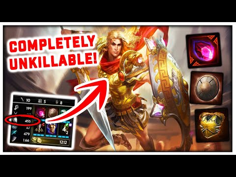 [SMITE] How to play Achilles solo: OVERCAPPING PROTS IS OP! - Achilles build + guide