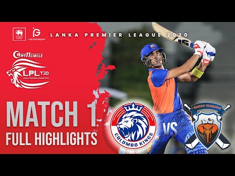 Match 1 | Colombo Kings vs Kandy Tuskers | LPL 2020