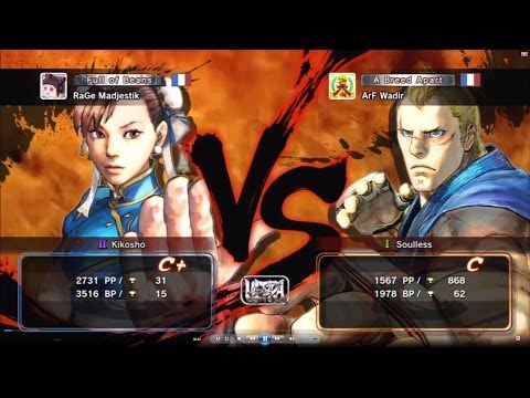 RaGe Madjestik [Chun li] vs ArF Wadir [Abel] USF4