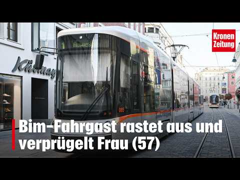 Wegen Tüte mit Chips: Bim-Fahrgast rastet aus und verprügelt Frau | krone.tv NEWS