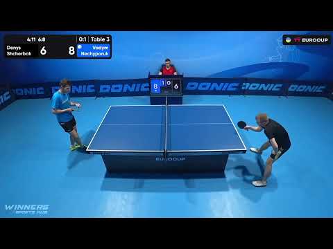17:35 Denys Shcherbak - Vadym Nechyporuk 27.08.2023 TT Euro.Cup Ukraine Star. TABLE 3