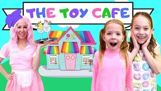 Addy and Maya Visit the New Toy Cafe
