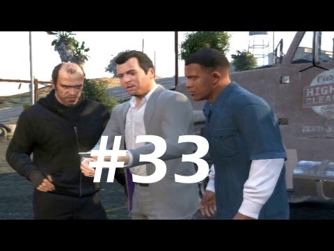Grand Theft Auto 5 - Walkthrough Gameplay - Part 33 - Cops Everywhere (GTA V)