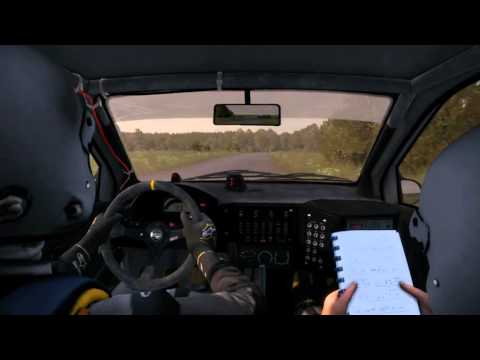 dirt rally    on board