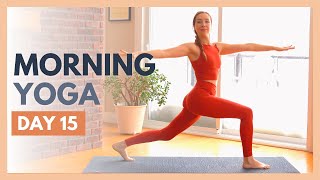 DAY 15: GRATITUDE - 10 min Morning Yoga Stretch β Flexible Body Yoga Challenge
