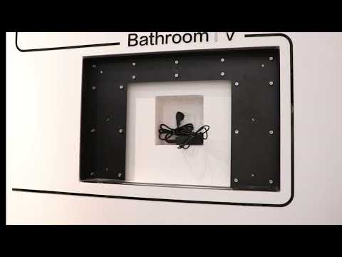 Embedded Wall Bathroom TV Installation