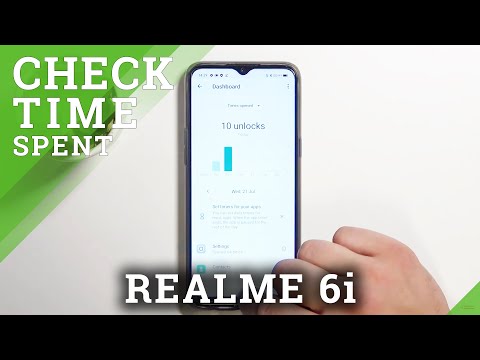 How to Check Number of Apps Opened Each Day on REALME 6i - Digital Welbeing on Android Smartphone