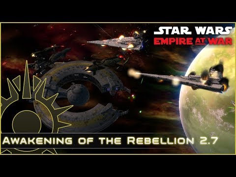 Lucrehulk vs Star Destroyers - Ep 6 - Awakening of the Rebellion 2.7 - Star Wars Empire at War Mod
