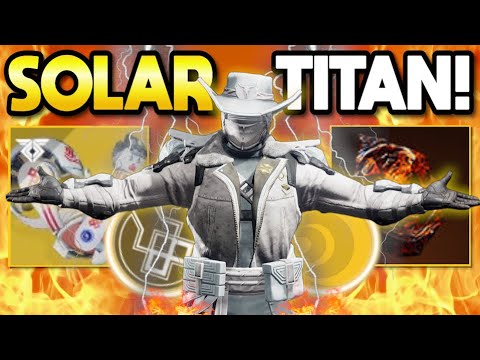 This is the BEST Solar Titan in Edge of Fate! NEW Endgame Ashen Wake Solar Titan! | Destiny 2