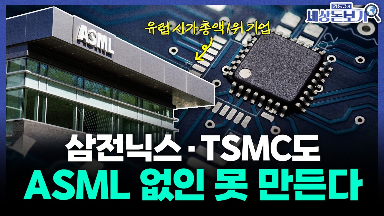  ASML은 어떻게 최고의 반도체 장비 제조 기업이 되었는가? l 김동규의 세상돋보기